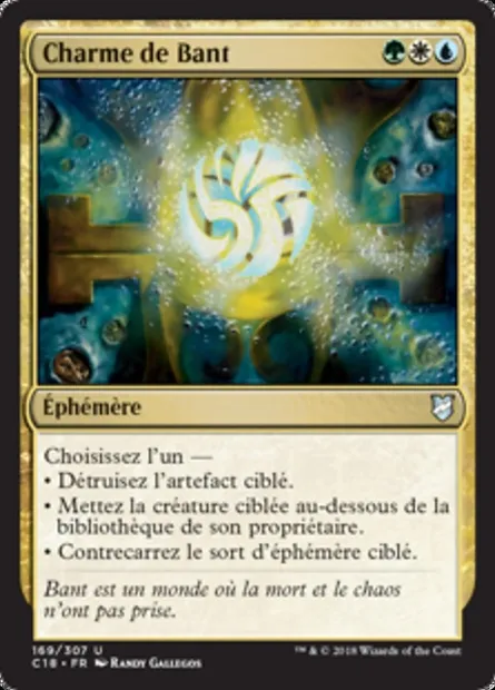 Charme de Bant, carte Magic C18 169 — extension Commander 2018