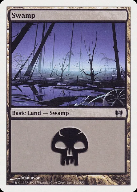 Marais, carte Magic 8ED 340 — extension Huitième Edition