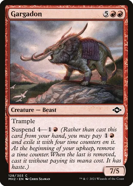 Gargadon, Magic card MH2 128 — Modern Horizons 2 set