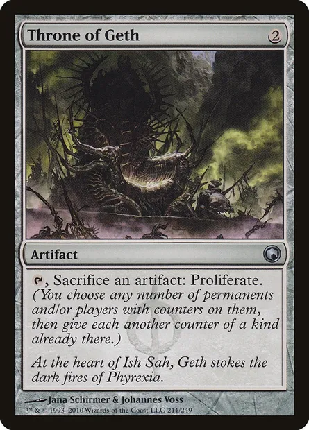 Throne of Geth, Magic card SOM 211 — Scars of Mirrodin set