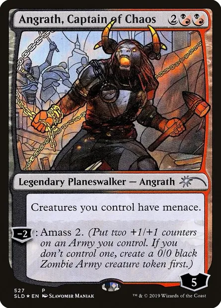 Angrath, capitaine du chaos, carte Magic SLD 527 — extension Secret Lair Drop