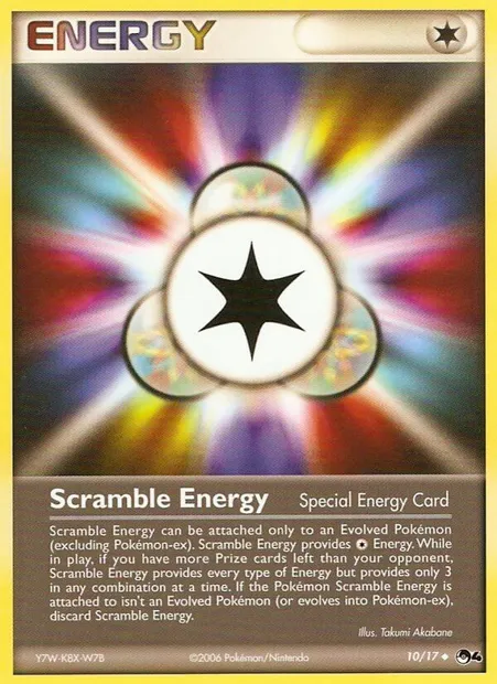 Scramble Energy, Pokémon card P4 10 — POP Series 4 set
