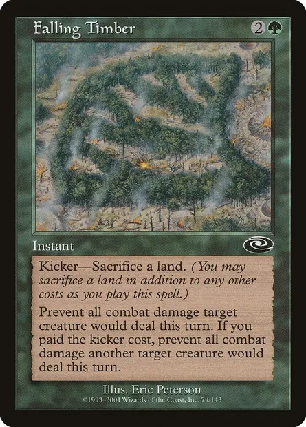 Bois abattu, carte Magic PLS 79 — extension Planeshift