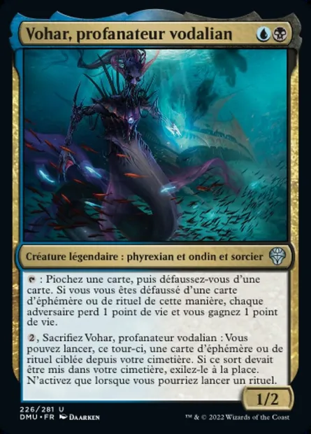 Vohar, profanateur vodalian, carte Magic DMU 226 — extension Dominaria Uni
