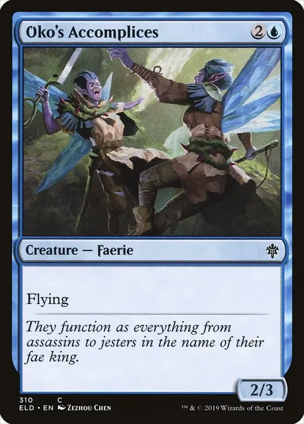 Oko's Accomplices, Magic card ELD 310 — Throne of Eldraine set