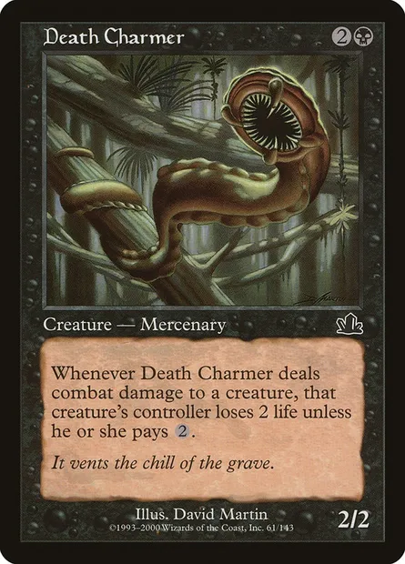 Death Charmer, Magic card PCY 61 — Prophecy set