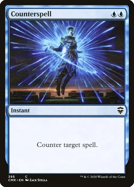Counterspell, Magic card CMR 395 — Commander Legends set