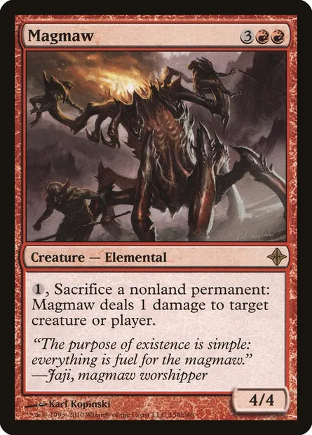 Magmaw, Magic card ROE 158 — Rise of the Eldrazi set