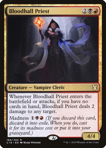 Bloodhall Priest, Magic card C19 188 — Commander 2019 set