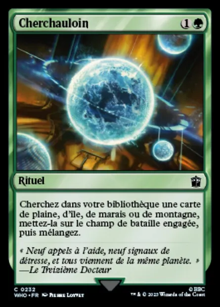 Cherchauloin, carte Magic WHO 232 — extension Doctor Who