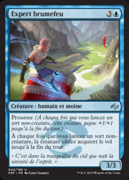 Expert brumefeu, carte Magic FRF 42 — extension Destin reforgé