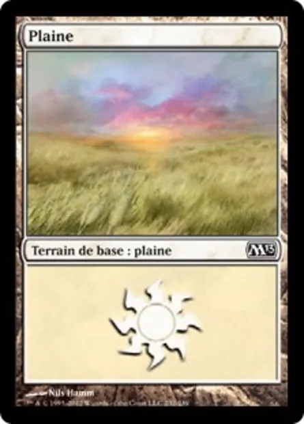 Plaine, carte Magic M13 232 — extension Magic 2013