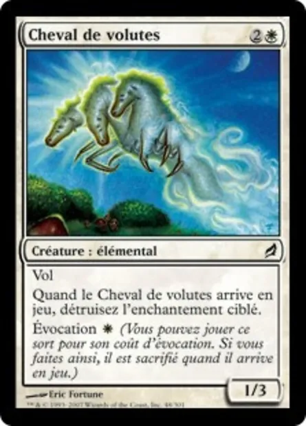 Cheval de volutes, carte Magic LRW 48 — extension Lorwyn