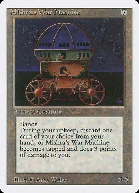 Mishra's War Machine, Magic card 3ED 266 — Revised Edition set