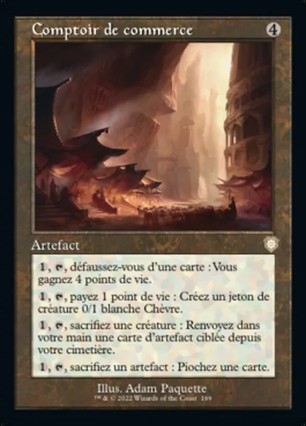 Comptoir de commerce, carte Magic BRC 169 — extension The Brothers' War Commander