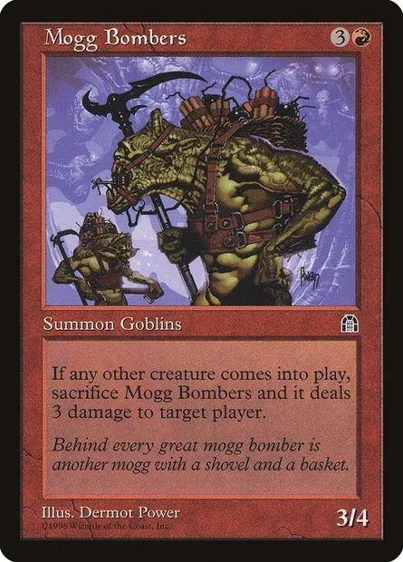 Mogg Bombers, Magic card STH 91 — Stronghold set