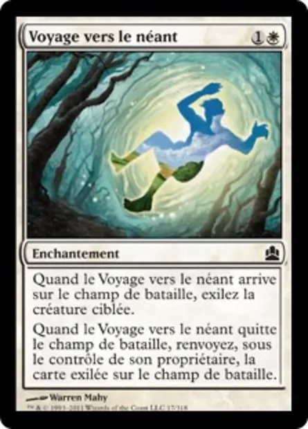 Voyage vers le néant, carte Magic CMD 17 — extension Commander 2011