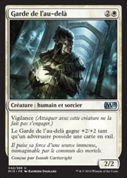 Garde de l'au-delà, carte Magic M15 42 — extension Magic 2015