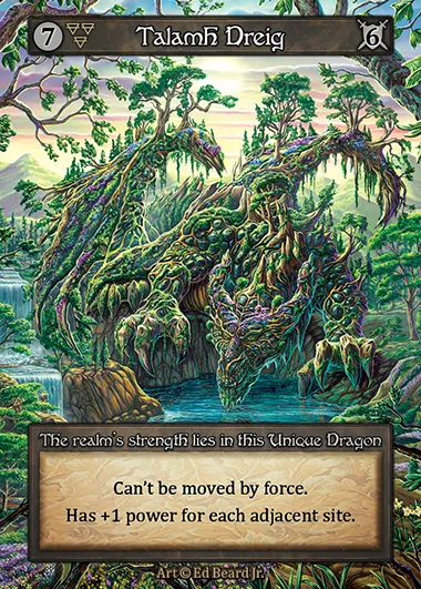 Talamh Dreig, Sorcery card DRG 007 — Dragonlord set