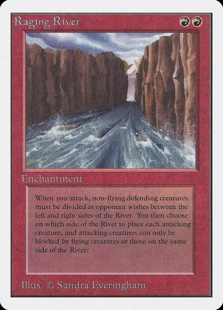 Raging River, Magic card 2ED 169 — Unlimited Edition set