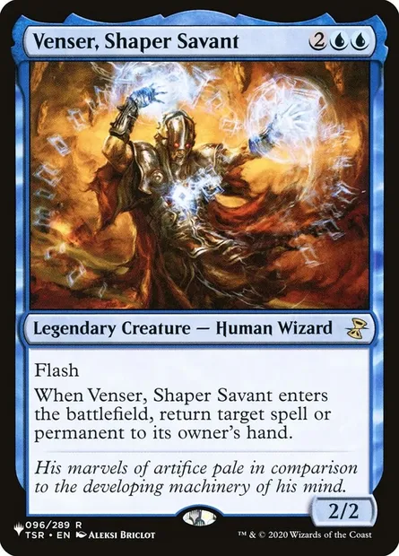 Venser, forgeur savant, carte Magic PLST TSR-96 — extension The List