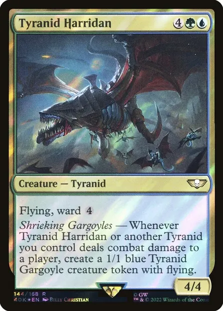 Tyranid Harridan, Magic card 40K 144★ — Warhammer 40,000 Commander set