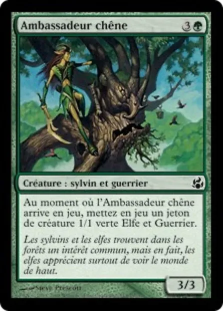 Ambassadeur chêne, carte Magic MOR 113 — extension Leveciel