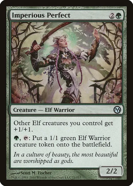 Imperious Perfect, Magic card DPA 71 — Duels of the Planeswalkers set