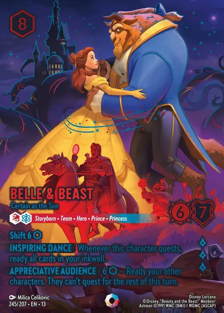 Belle & Beast - Certain as the Sun, Disney Lorcana card CH13-245 — Attack of the Vine! set