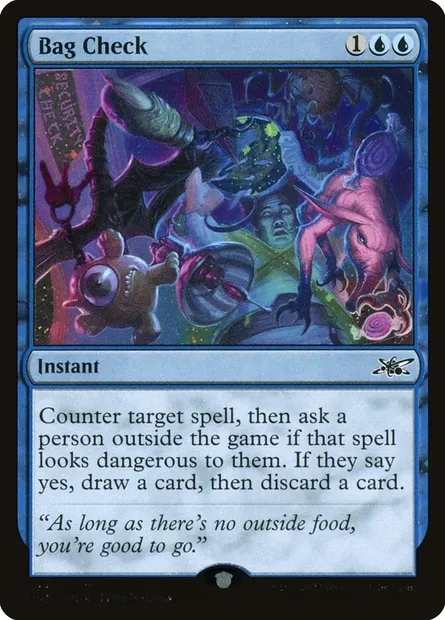 Bag Check, Magic card UNF 322 — Unfinity set