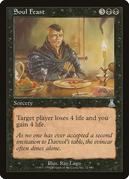 Festin d'Ames, carte Magic UDS 72 — extension Destinée d'Urza
