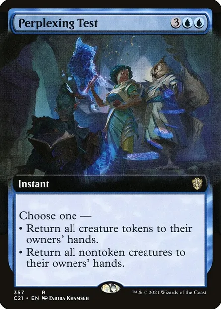 Perplexing Test, Magic card C21 357 — Commander 2021 set