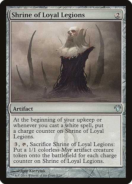 Shrine of Loyal Legions, Magic card MD1 5 — Modern Event Deck 2014 set