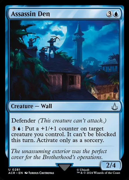 Assassin Den, Magic card ACR 281 — Assassin's Creed set