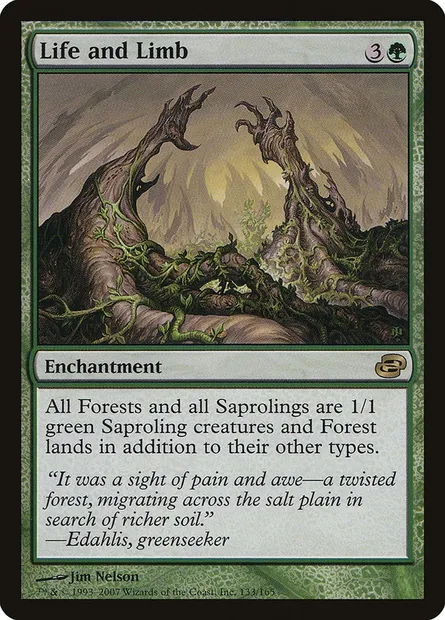 Life and Limb, Magic card PLC 133 — Planar Chaos set
