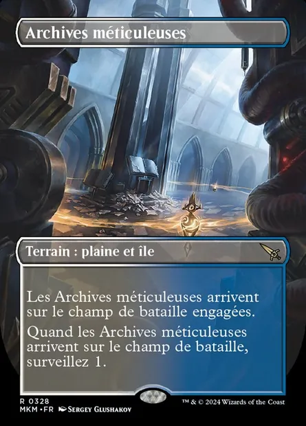 Archives méticuleuses, carte Magic MKM 328 — extension Murders at Karlov Manor