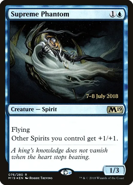 Supreme Phantom, Magic card PM19 76s — Core Set 2019 Promos set