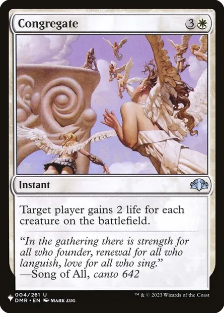 Congregate, Magic card PLST DMR-4 — The List set