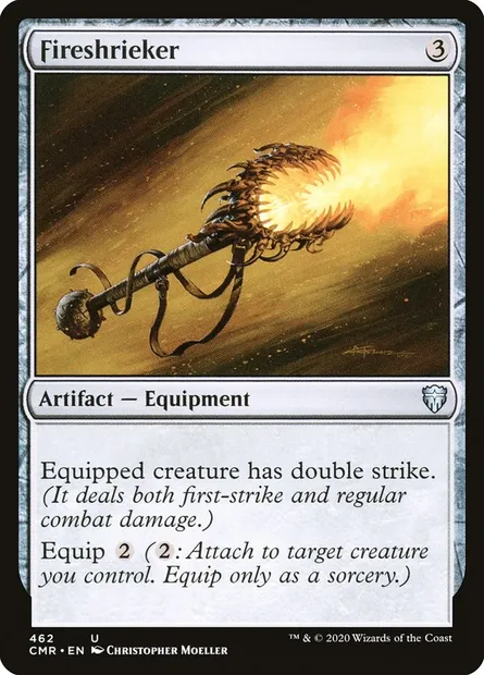 Fireshrieker, Magic card CMR 462 — Commander Legends set