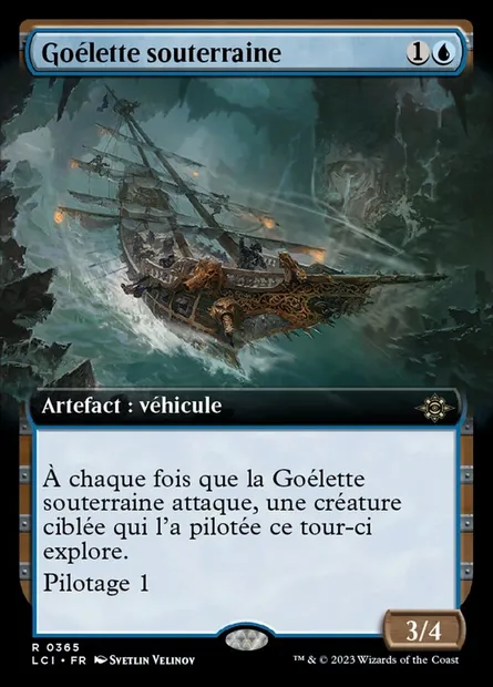 Goélette souterraine, carte Magic LCI 365 — extension The Lost Caverns of Ixalan