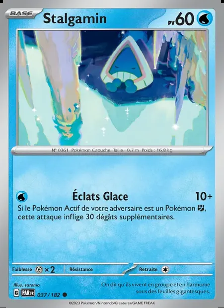 Stalgamin, carte Pokémon PAR 037 — extension Faille Paradoxe