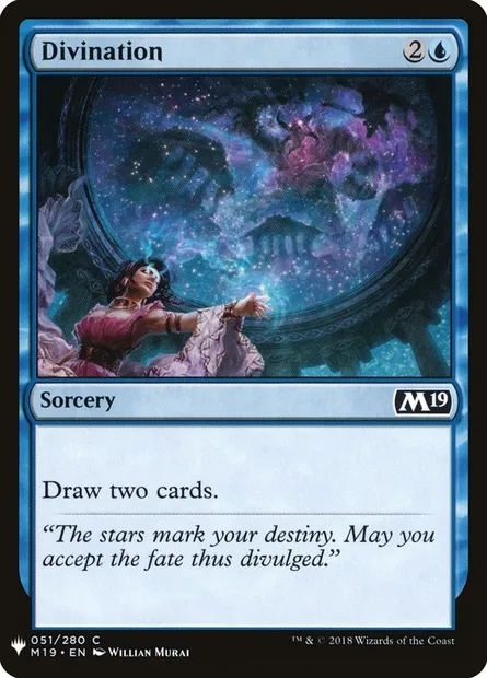 Divination, Magic card PLST M19-51 — The List set