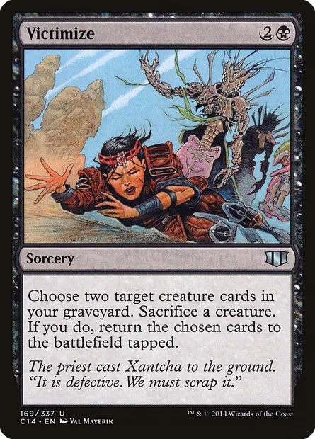 Victimize, Magic card C14 169 — Commander 2014 set