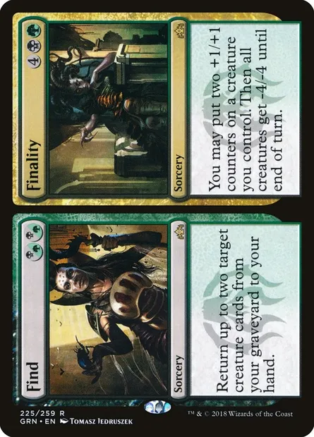 Find // Finality, Magic card GRN 225 — Guilds of Ravnica set