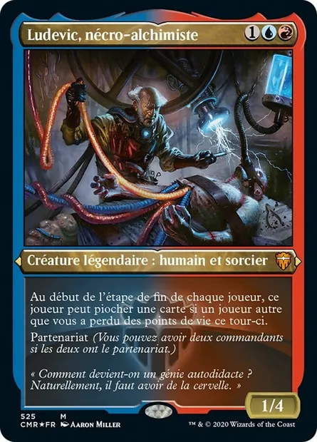 Ludevic, nécro-alchimiste, carte Magic CMR 525 — extension Commander Legends
