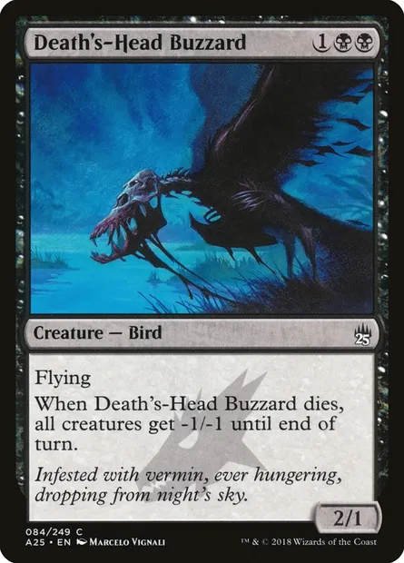 Death's-Head Buzzard, Magic card A25 84 — Masters 25 set