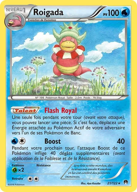 Roigada, carte Pokémon BKP 21 — extension Rupture Turbo