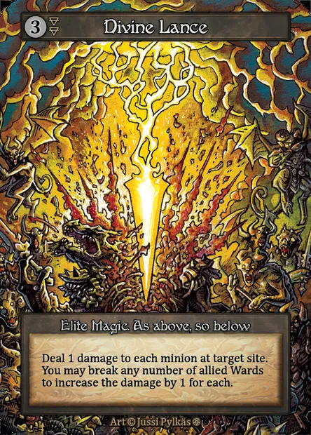 Divine Lance, carte Sorcery GOT 238 — extension Gothic