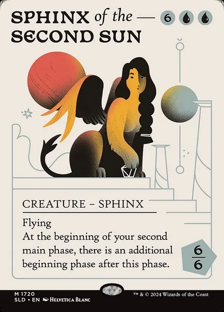 Sphinx of the Second Sun, Magic card SLD 1720 — Secret Lair Drop set