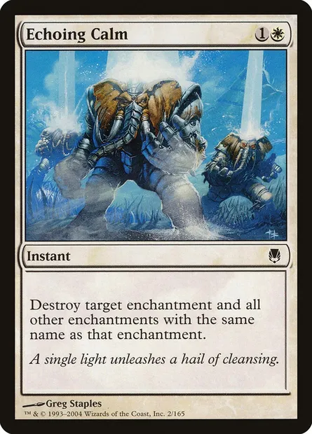 Echoing Calm, Magic card DST 2 — Darksteel set